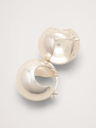 Pendientes de aro de burbujas.