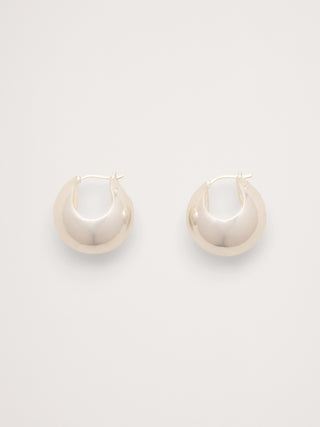 Pendientes de aro de burbujas.
