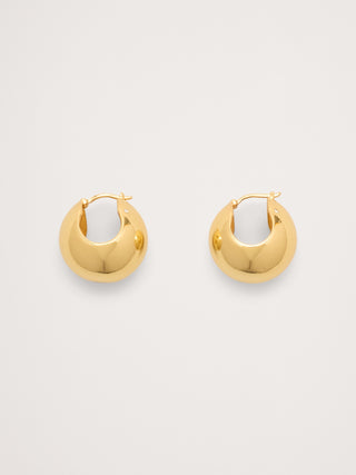 Pendientes de aro de burbujas.