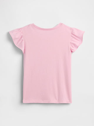 Camiseta con mangas onduladas de babyGap.