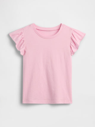 Camiseta con mangas onduladas de babyGap.