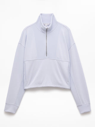 Sudadera Cuello Alto con Media Cremallera