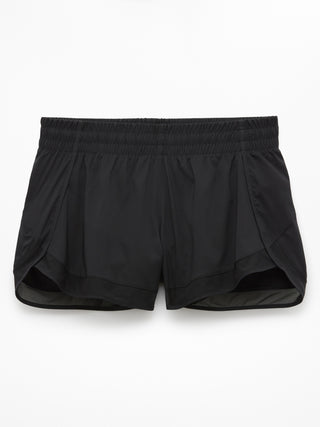 Pantalón corto de malla Racer Run de talle medio de 4".
