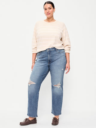 Jeans holgados de tiro alto OG.
