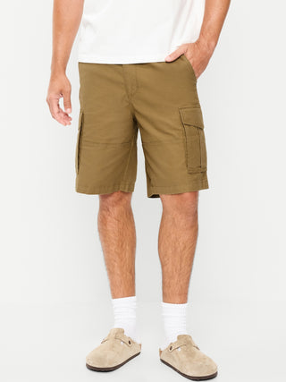 Short Cargo Holdados con Bolsillos de Algodón