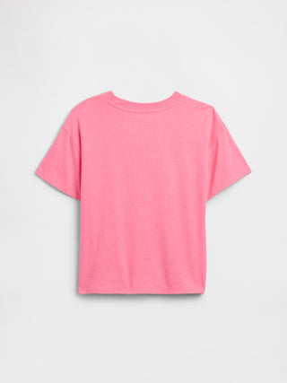 Camiseta con gráfico extragrande para niños.