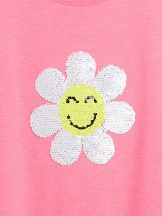 Camiseta con gráfico extragrande para niños.