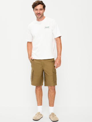 Short Cargo Holdados con Bolsillos de Algodón