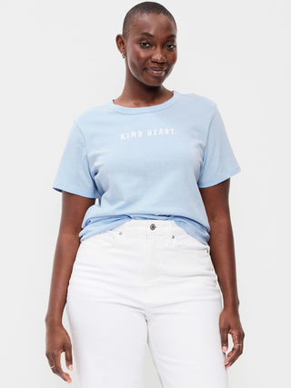 Camiseta gráfica de cuello redondo EveryWear.