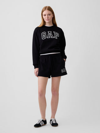 Sudadera Oversized Cuello Redondo con Logo