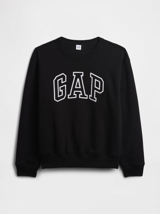 Sudadera Oversized Cuello Redondo con Logo