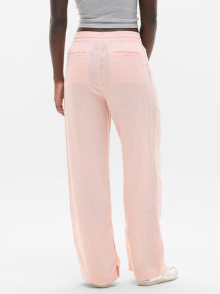 Pantalón Wide Leg Talle Alto de Lino