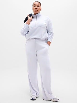 Sudadera Cuello Alto con Media Cremallera