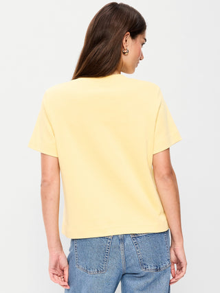 Camiseta Oversize Manga Corta de Algodón