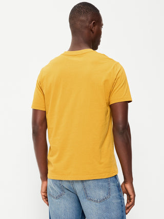 Camiseta Manga Corta Cuello Redondo de Algodón