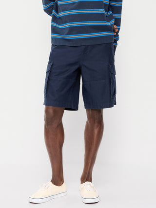 Short Cargo Holdados con Bolsillos de Algodón