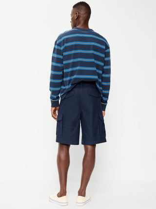 Short Cargo Holdados con Bolsillos de Algodón