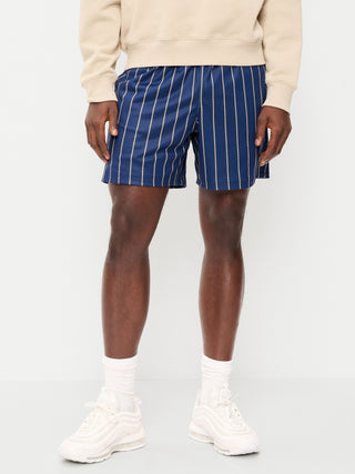 Pantalones Cortos Holgados De Malla, Entrepierna De 6 Pulgadas.