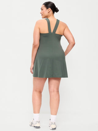 Vestido Deportivo con Detalle Espalda Cruzada