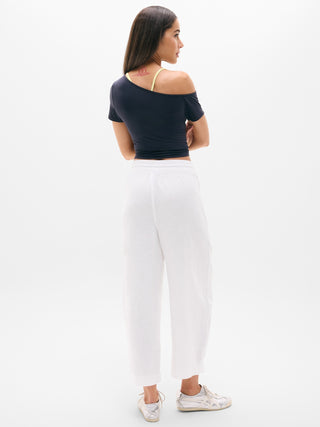 Pantalón corto de lino Easy Barrel de Retreat.