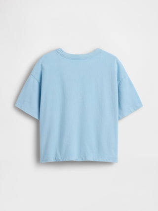 Short Sleeve T-Shirt with Embroidered Brannan Bear, Baby