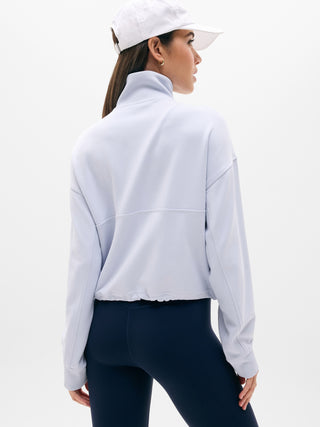 Sudadera Cuello Alto con Media Cremallera