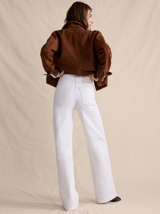 High-Waisted Flared Jeans with Pockets