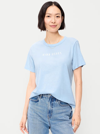 Camiseta gráfica de cuello redondo EveryWear.