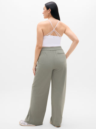 Pantalón Talle Alto con Bolsillos