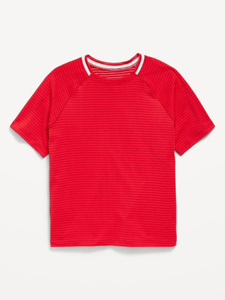 Camiseta Manga Corta con Detalle Contraste