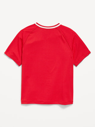 Camiseta Manga Corta con Detalle Contraste