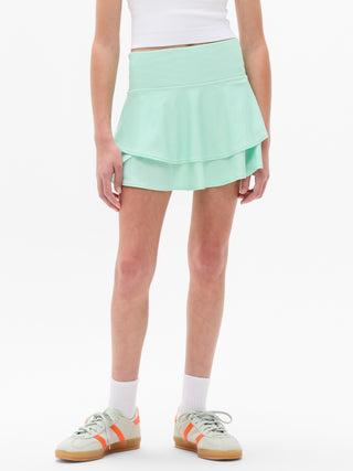 Girls' High-Waisted Sports Skirt
