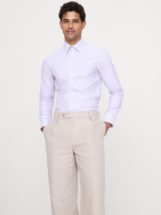 Slim Fit Long Sleeve Cotton Shirt
