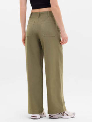 Pantalón ancho de tiro alto Skyline.