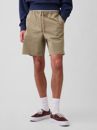 Shorts caqui sin cordones Essential de 7".