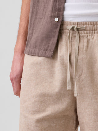 Short con Cintura Elástica Estampado Floral