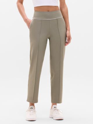 Pantalón Deportivo Talle Alto con Bolsillos