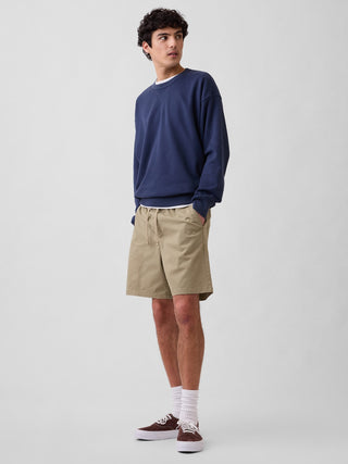 Shorts caqui sin cordones Essential de 7".