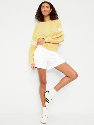 Sudadera raglán extragrande.