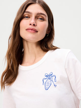 Camiseta gráfica de cuello redondo EveryWear.