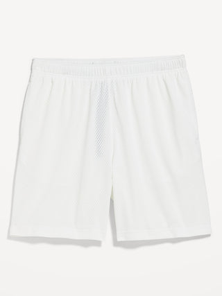 Pantalones Cortos Holgados De Malla, Entrepierna De 6 Pulgadas.