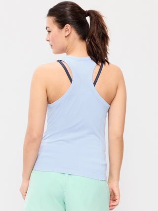 Fitted Sleeveless Sports T-Shirt