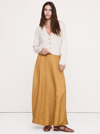 Merino Wool Button-Up Cardigan