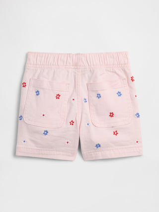 shorts vaqueros mom bordados sin cierres de babyGap.