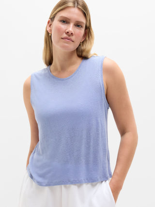 Camiseta sin Mangas de Lino