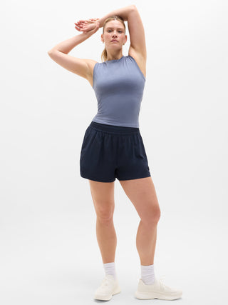 Short Deportivo con Cintura Elástica y Bolsillos