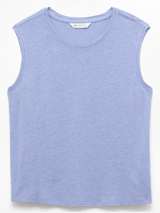 Camiseta sin Mangas de Lino