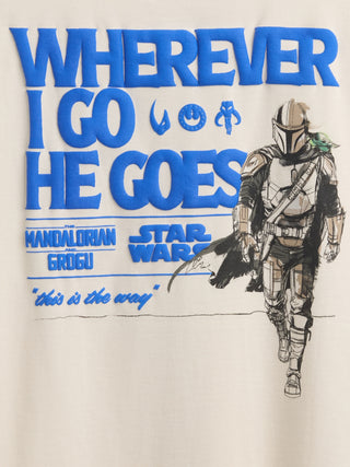 Camiseta con gráfico relajado de Star Wars para niños.