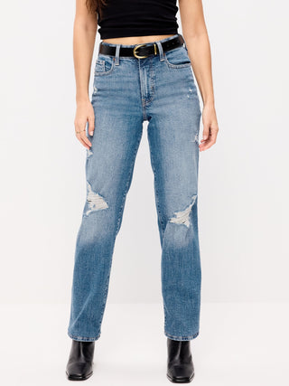 Jeans holgados de tiro alto OG.