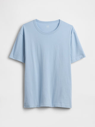 Camiseta Cuello Redondo de Algodón